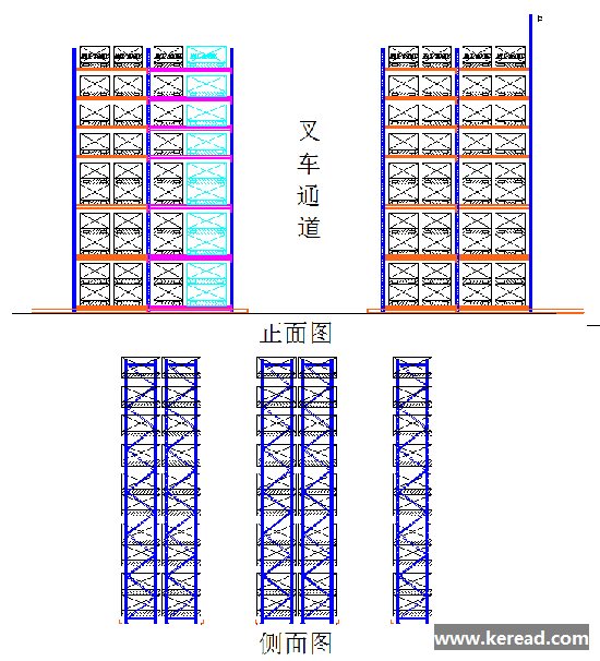 货架方案示意图